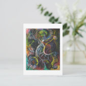 廃れた靴下はがき ポストカード (スタンド正面)