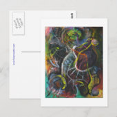 廃れた靴下はがき ポストカード (正面/裏面)