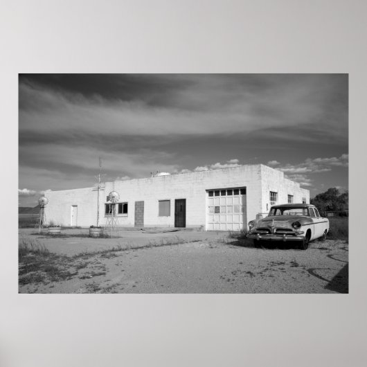 廃ガソリンスタンド ポスター (正面)