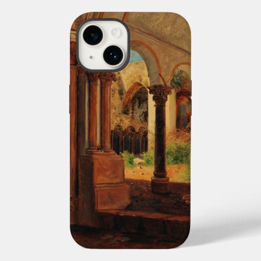 廃墟となった修道院の庭 Case-Mate iPhoneケース (裏面)