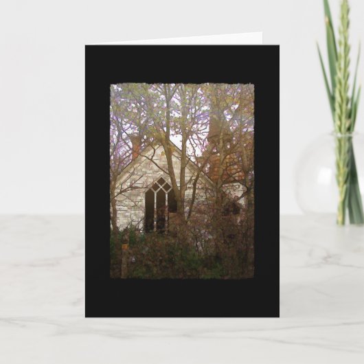 廃墟となった教会 カード (正面)