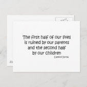 廃墟となった生活引用文 ポストカード (正面/裏面)