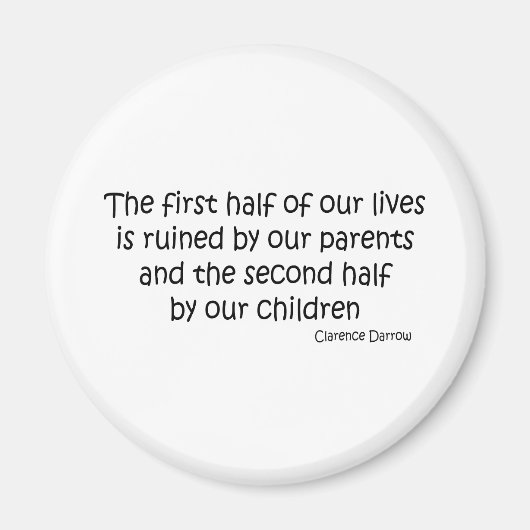 廃墟となった生活引用文 マグネット (正面)