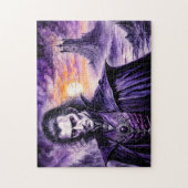 廃墟となった都市の吸血鬼の戦士 ジグソーパズル (縦)