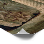 廃墟と羊飼いの風景 ポスター (角)