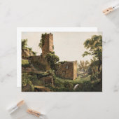 廃墟のある風景(古代の廃墟建物) カード (正面/裏面インサイチュ)