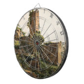 廃墟のある風景(古代の廃墟建物) ダーツボード (正面右)