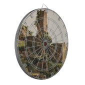 廃墟のある風景(古代の廃墟建物) ダーツボード (正面左)