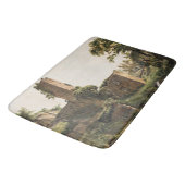 廃墟のある風景(古代の廃墟建物) バスマット (アングル)