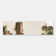 廃墟のある風景(古代の廃墟建物)