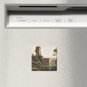 廃墟のある風景(古代の廃墟建物) マグネット (インサイチュ (食洗機))