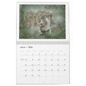 廃墟のアイコン – 2020年壁暦 カレンダー (3月 2026)