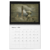 廃墟のアイコン – 2020年壁暦 カレンダー (2月 2026)