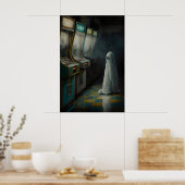廃墟のアーケードの幽霊、ノスタルジーポスター ポスター (キッチン)