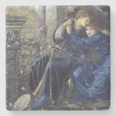 廃墟の中での愛(エドワード・バーン=ジョーンズ著) ストーンコースター (正面)