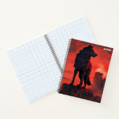 **「廃墟の中のエンバー・ウルフ」** ノートブック (内部)