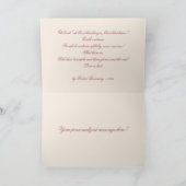 廃墟の中の愛—プレ·ラファエリート·バレンタインカード シーズンカード (内部)