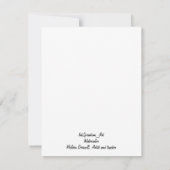 廃墟の外 サンキューカード (裏面)