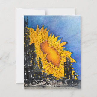 廃墟の外 サンキューカード