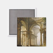 廃墟の寺院 マグネット (正面/裏面)