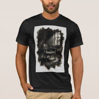 廃墟の椅子 ダークグランジ ゴシックTシャツ Tシャツ
