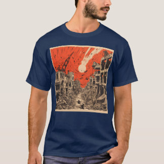 廃墟の街の家族 Tシャツ