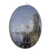 廃墟イタリアンとなった塔のある沿岸の風景 ダーツボード (正面左)