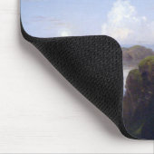 廃墟イタリアンとなった塔のある沿岸の風景 マウスパッド (コーナー)