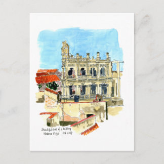 廃墟オブパラシオウィーンホテルハバナキューバ ポストカード