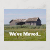 廃墟ファームハウス「引っ越しました」  シーズンポストカード (正面)