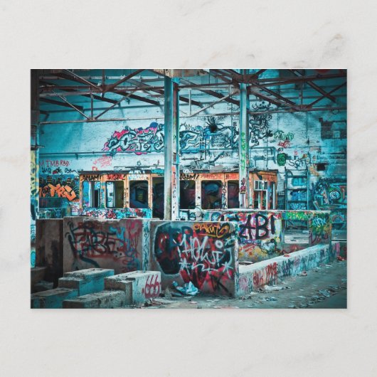 廃工場写真はがき ポストカード (正面)