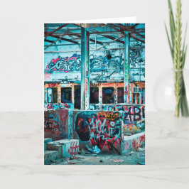 廃建物ネバ感じーアロン通りアート カード