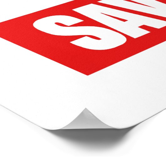 廃救油 ポスター (角)