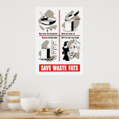 廃救油 ポスター (キッチン)