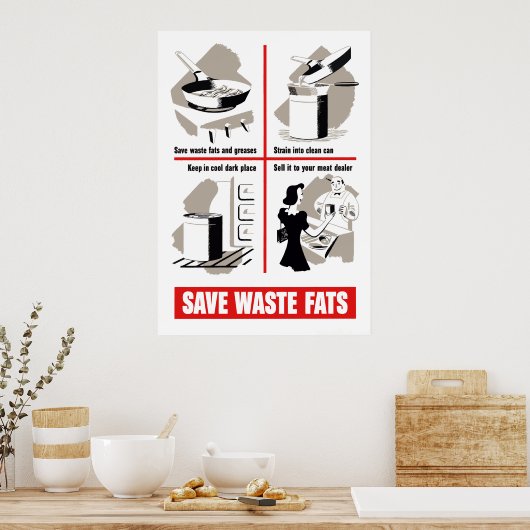 廃救油 ポスター (キッチン)