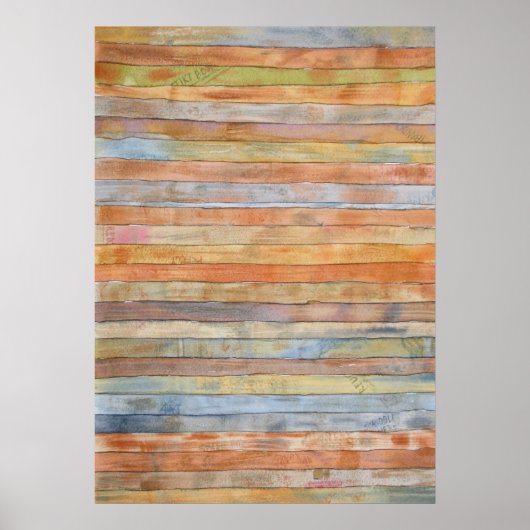 廃棄されたデスクトップ・ボードの水色 ポスター (正面)