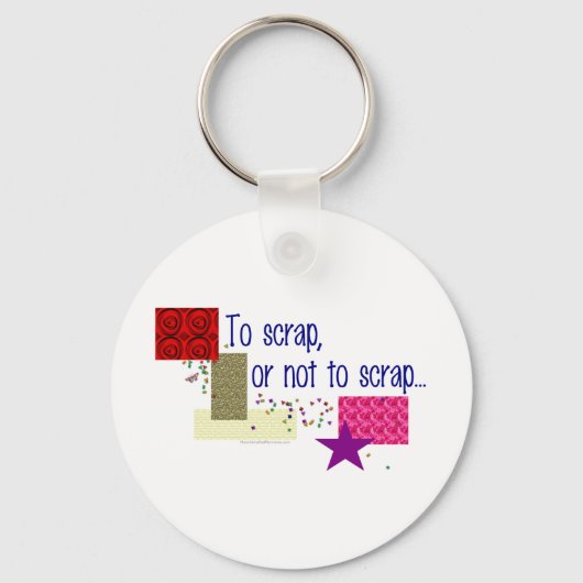 廃棄する、廃棄しない キーホルダー (正面)