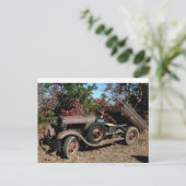 廃棄アンティークトラックはがき ポストカード (スタンド正面)