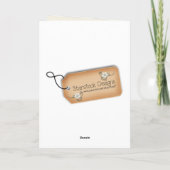 廃棄スタイル写真テンプレート サンキューカード (裏面)