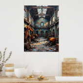 廃棄倉庫インテリア ポスター (キッチン)