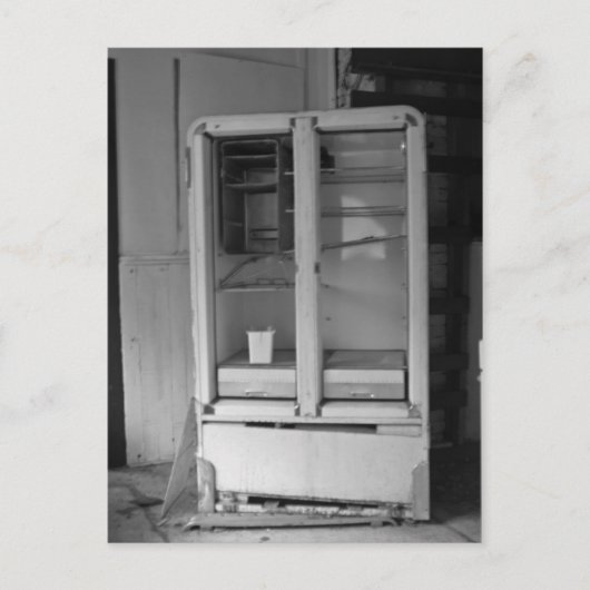 廃棄冷蔵庫 ポストカード (正面)