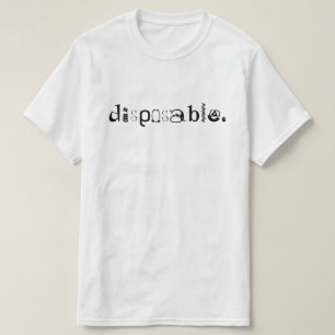 廃棄可能。 Tシャツ