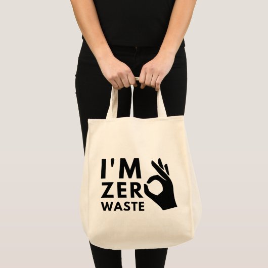 廃棄物ゼロのエコフレンドリー・トートと買い物袋 トートバッグ (正面(商品))