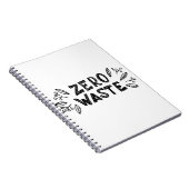 廃棄物ゼロ|持続可能なエコフレンドリー- ノートブック (右側)
