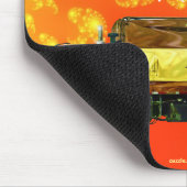 廃棄物処理のごみ収集車のおもしろいな芸術のマウスパッド マウスパッド (コーナー)