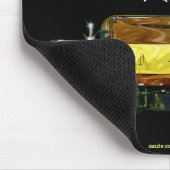 廃棄物処理生ごみトラックおもしろいアートマウスパッド マウスパッド (コーナー)