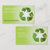 廃棄物金属のリサイクル 名刺 (正面/裏面)