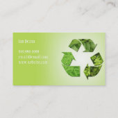 廃棄物金属のリサイクル 名刺 (裏面)