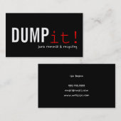 廃棄物金属のリサイクル 名刺 (正面/裏面)