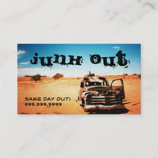 廃棄物除去リサイクル 名刺 (正面)